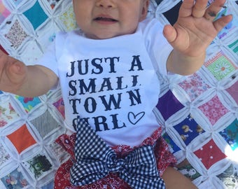 Small Town Girl - Baby Girl Clothes - Baby Girl Onesie - Toddler Shirt - Journey Shirt - Concert Shirt