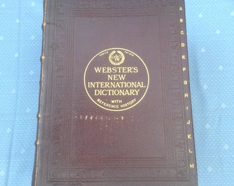 Webster's New International Dictionary of the English Language with Reference History of the World
