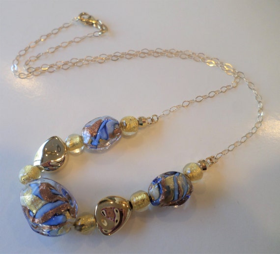 Items similar to 14K Gold, 585 Stamped, Signed, Made in Italy, Murano
