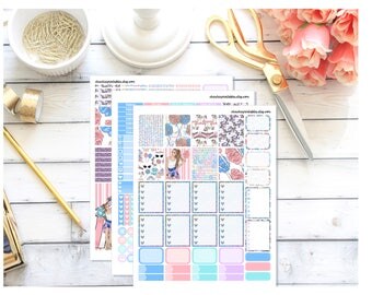 CARNIVAL weekly kit for Erin Condren {INSTANT DOWNLOAD}