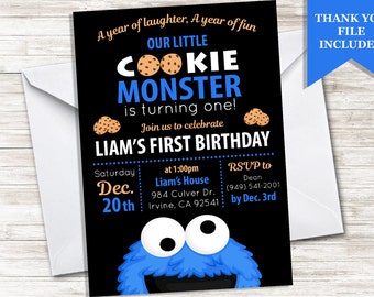 Suggestions For Cookie Monster Invitations 8