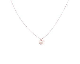 Lotus necklace