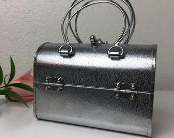 60's Futuristic Metal Handbag