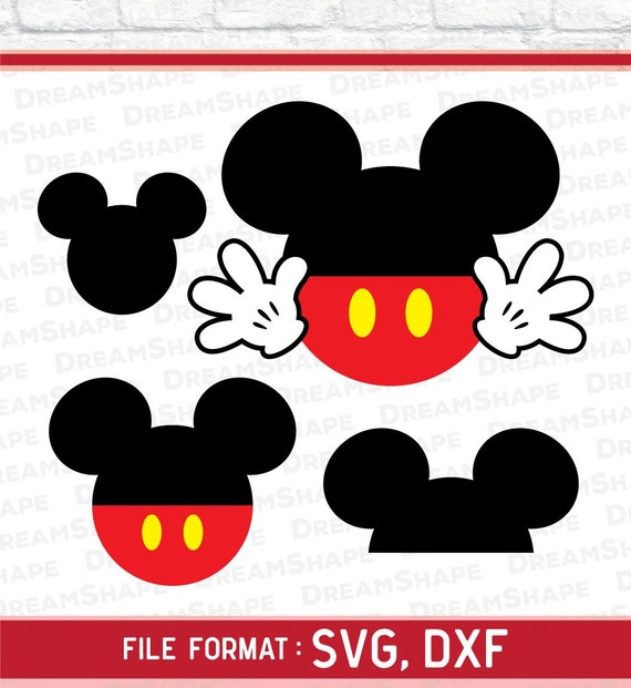 Download Cute Mouse Ears SVG Files Mouse Monogram SVG File Mouse Ear