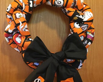 Nightmare Before Christmas Wreath - Halloween Wreath - Tim Burton