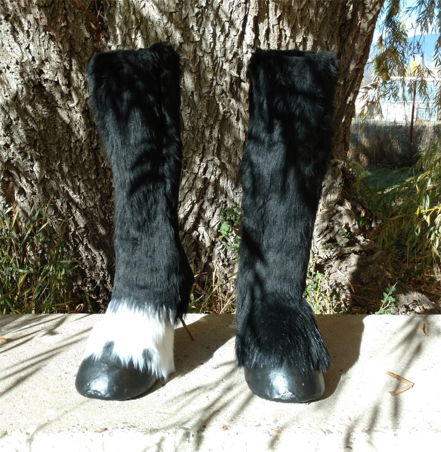 CUSTOM Hoof Boots with Real Horse Shoes by HottoTrotCostumes