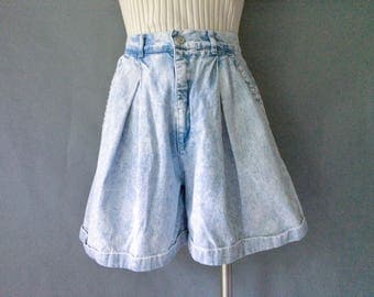 vintage denim jean shorts size S/M