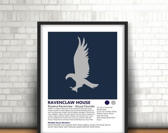 Ravenclaw Harry Potter Inspired Art Print Design And House History