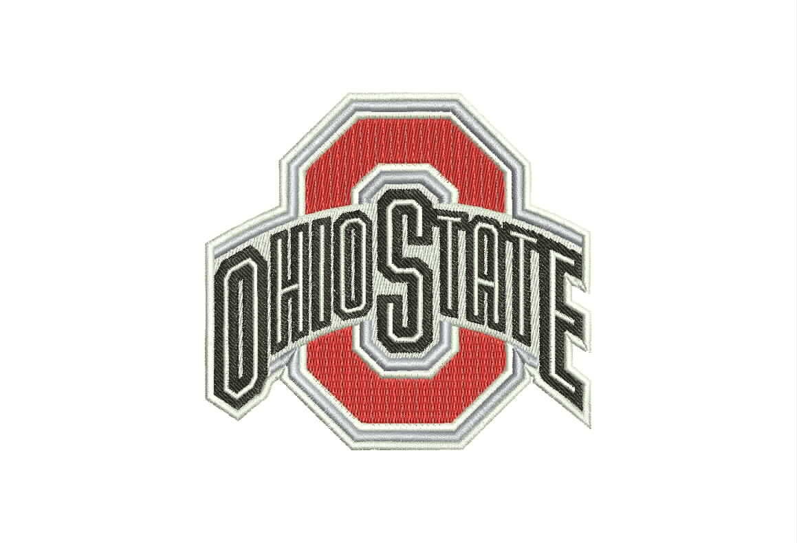 Ohio state football logo Embroidery Designs 4 Sizes by Again2Again