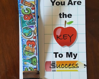 ABC Key chain with Teacher Appreciation Card