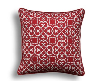 Designer Throw Pillows red throw pillow | etsy Designer Throw Pillows red throw pillow | etsy