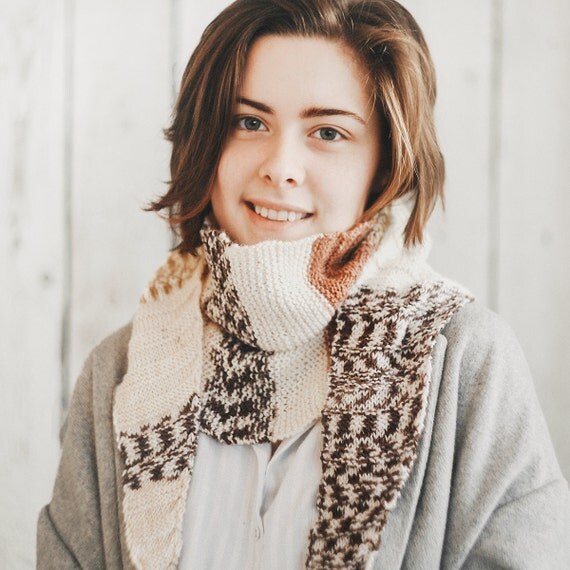 Knit Scarf Knitted Baktus Striped Scarf Mini Shawl Knitted knit scarf knitted baktus striped scarf mini shawl knitted