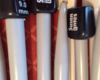 New 10" Plastic Knitting Needles Single Point SP Susan Bates and Others. Variety of Sizes Available