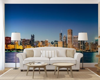 Chicago Wall Art chicago wall decal | etsy Chicago Wall Art chicago wall decal | etsy