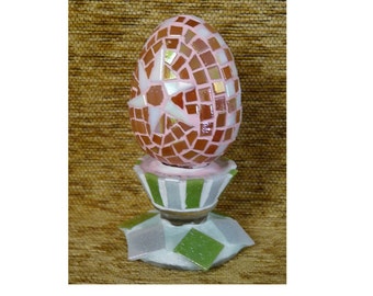 Easter Egg, Mosaic Egg, Easter Decorations, Easter Decor
