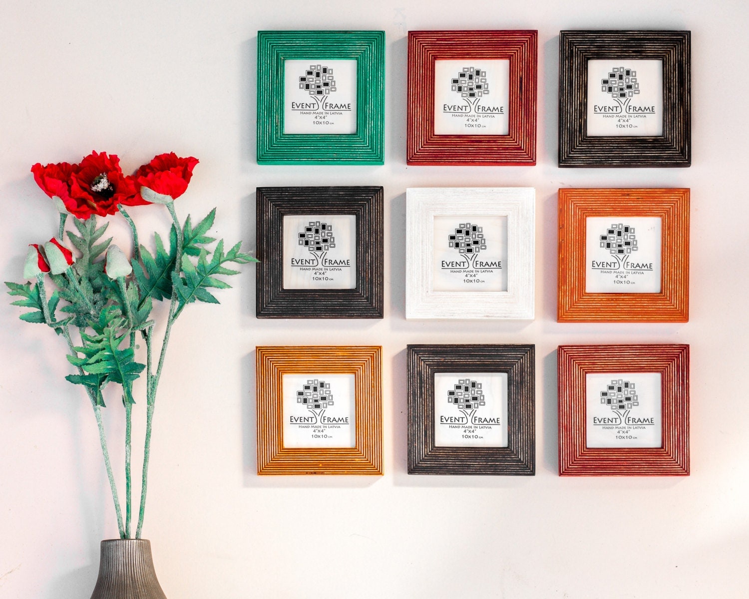 Instagram Picture frame Set Square 4x4 Size Unique Rustic