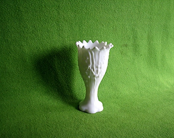 Vintage Milk Glass Vase, 1960's