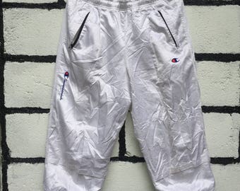 Rare Vintage Champions Sweatpants/ joggers pants Small Embroidery Logo Nice Design W33-34 L41