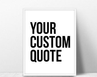 Items similar to Inspirational Motivational Quote "Winners Never Quit