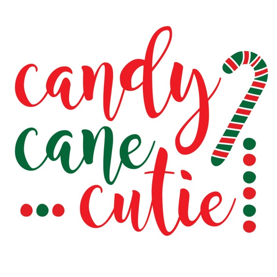 Items Similar To Candy Cane Cutie Svg On Etsy