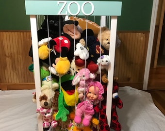 pvc stuffed animal zoo