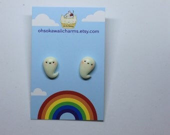 Kawaii Ghost Earrings - Glow-in-the-dark