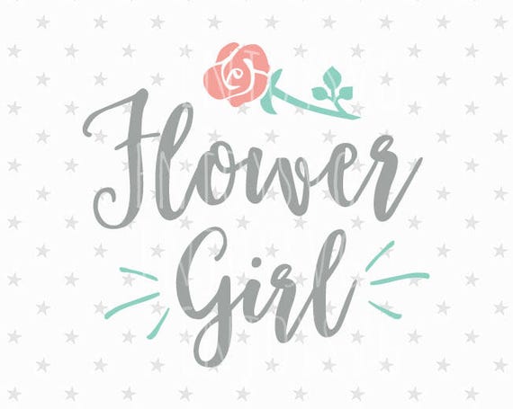 Download Flower Girl svg file Wedding Svg File Flower Girl svg File