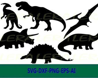 60 % OFF, Dinosaur Silhouette png, eps, svg, dxf, Dinosaurs SVG, Dinosaur Clipart, Animals Silhouettes, Silhouette Files, Cut Png File