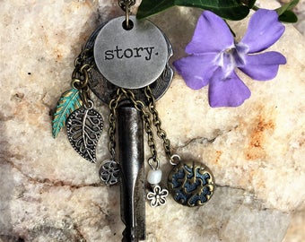 Key Necklace//Unique Key Necklace//Christian Necklace