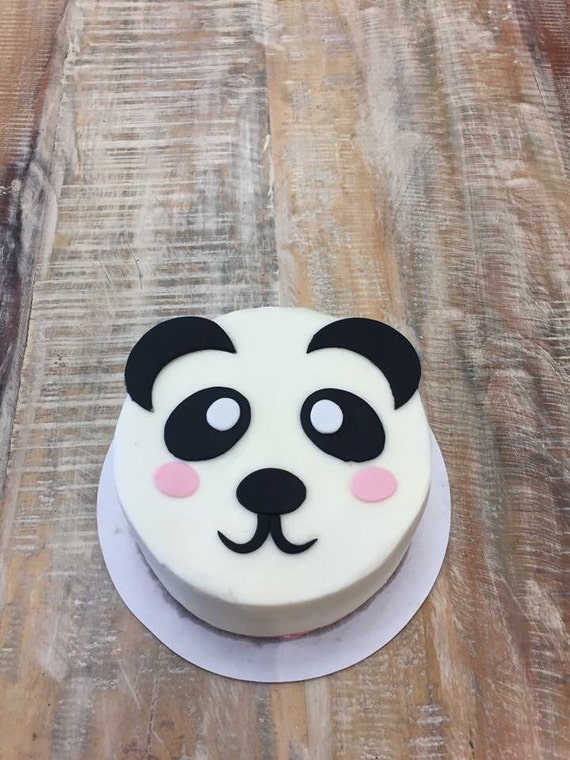 Panda Bear Edible Cake Topper