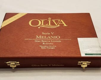 Wooden Cigar Box, Oliva, Serie V, Menanio, Nicaragua