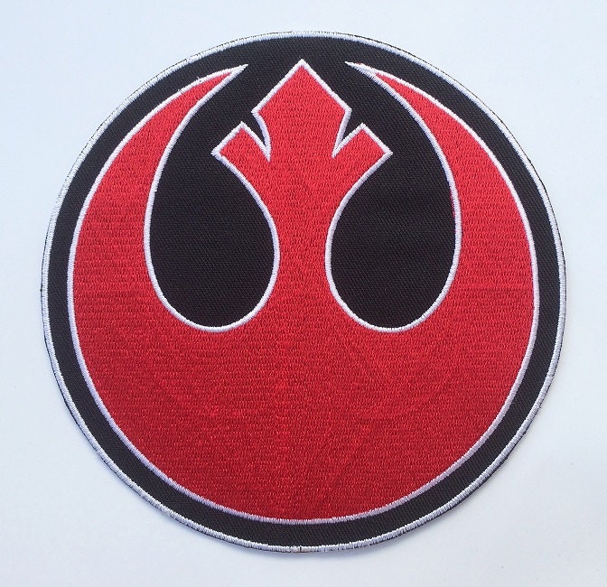 Large 5 Rebel Alliance Patch Star Wars Embroidered Iron