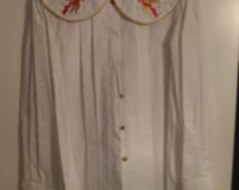 Vintage Embellished Blouse