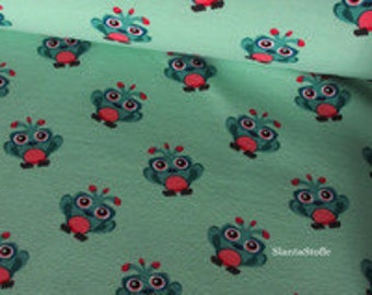 Jersey fabric owls, type 7863 non