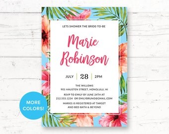 Caribbean Wedding Invitations 3