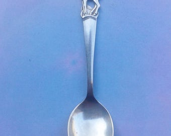 Keltum silver plated baby spoon deer