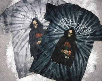 Reaper Tie Dye Yeezus Tour Merch Kanye West Yeezy Saint Pablo Tour Merch