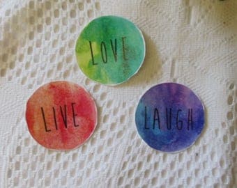 Live. Love. Laugh. sticker packs