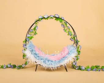 digital newborn backdrop, digital backdrop, newborn prop,newborn digital wreath, Digital download, digital nest, Instant Download, newborn