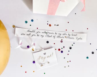 Will you be my Bridesmaid? Balloon Box Kit