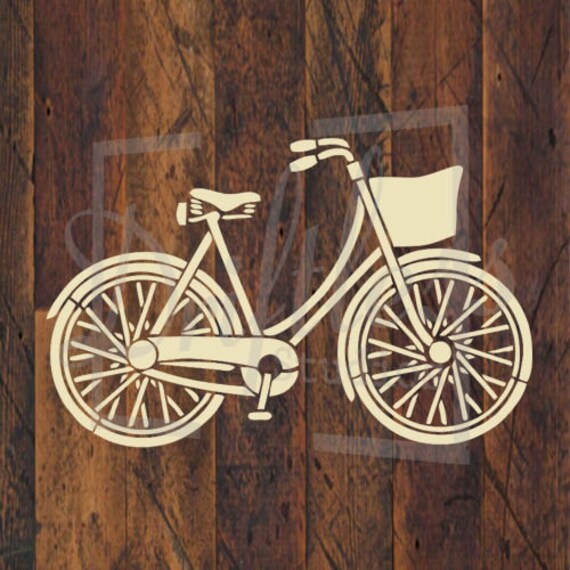 Vintage Bike Stencil from DriftlessStencils on Etsy Studio