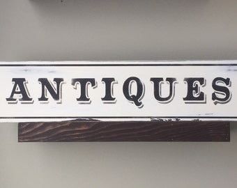 Antiques sign Antiques wood sign Farmhouse Sign Rustic signs Farmhouse Antiques Sign Fixer Upper Vintage Antique Sign Antique wall decor