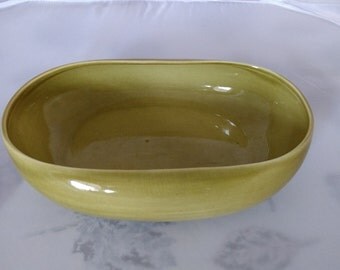 Vintage Russel Wright Open Vegetable Bowl, Chartreuse