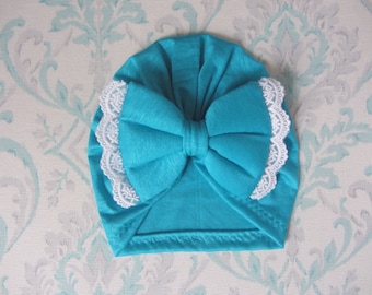 Cayman Blue Vintage Turban