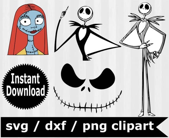 Nightmare before Christmas SVG bundle Jack Skellington SVG