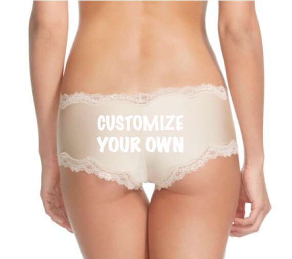 CUSTOMIZE these panties, Bride Gift, Military Wife, Bachelorette Gift Panties, Bridal Shower Gift, Wedding Panties, Personalized Panties