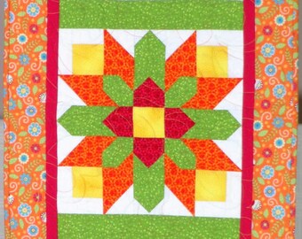 Fall Foliage table runner, 46"x18.5"