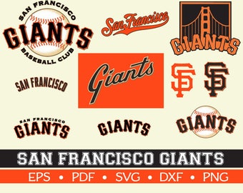 San Francisco Giants Cut Files, SVG Files, Baseball Clipart, Cricut Giants Cutting Files, Baseball DXF, Clipart, Instant Download