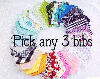 Baby Bibs, Bandana Bibs, 3 Pack Bibs, Absorbent Baby Bibs, Bavoir bébé, Bavoir, Floral Bibs, Unique Bibs, Unique Baby Items, Drool Bibs