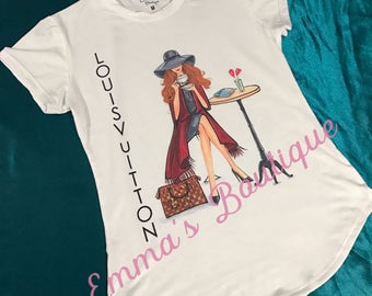 Louis Vuitton/Redhead Women's FASHION Tshirt